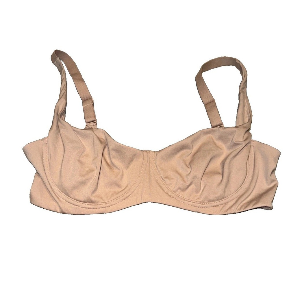 SheCurve Womens Beige Underwire Bra Sz 38D